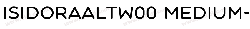 IsidoraAltW00 Medium字体转换